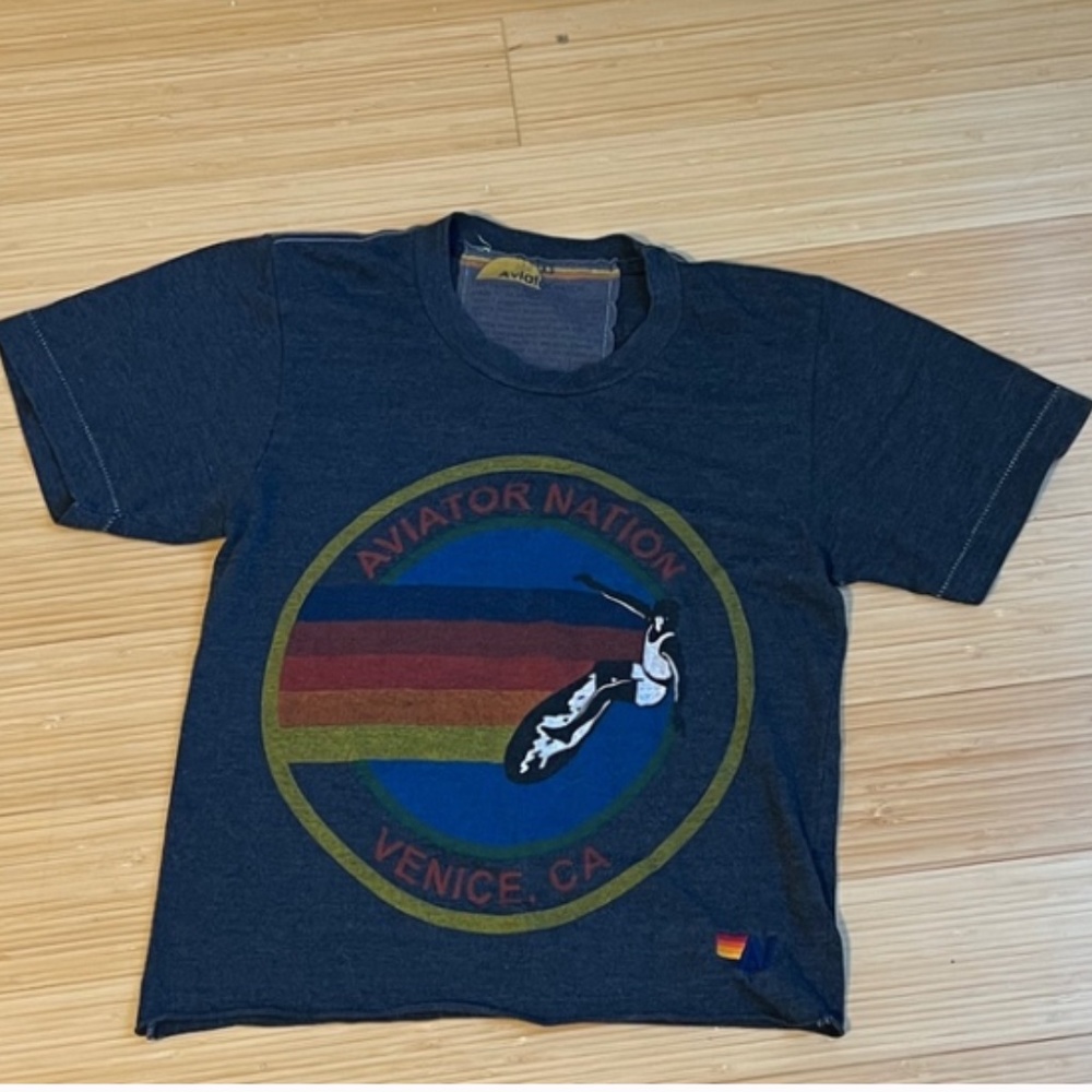 aviator nation Venice logo tee size xs